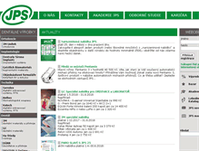Tablet Screenshot of jps.cz